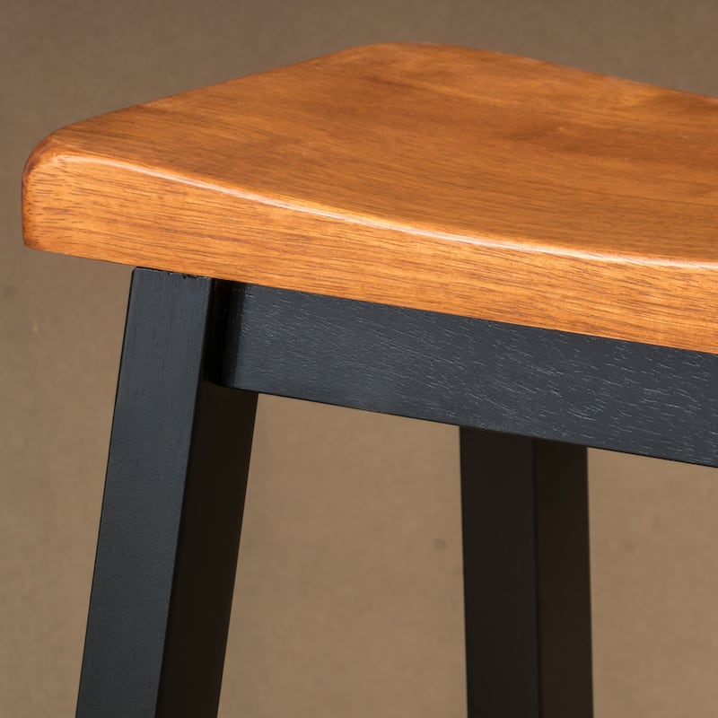 Pomeroy 29-inch Saddle Wood Barstool (Set of 2) by Christopher Knight Home