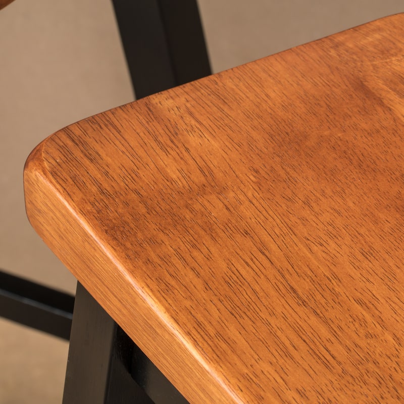 Pomeroy 24-inch Saddle Wood Counter Stool (Set of 2) by Christopher Knight Home