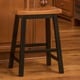 Pomeroy 24-inch Saddle Wood Counter Stool (Set of 2) by Christopher Knight Home - Thumbnail 2