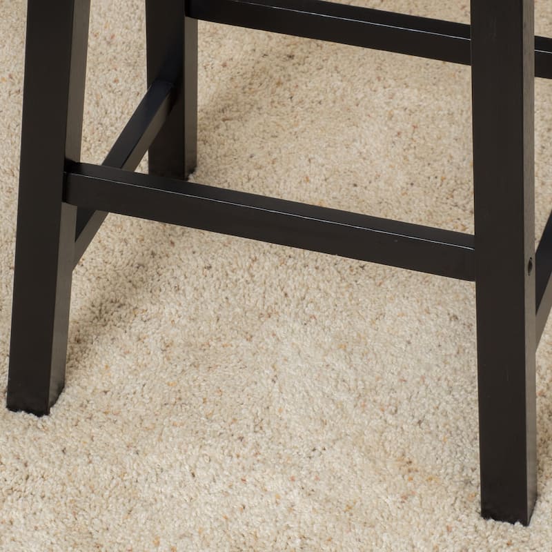 Pomeroy 24-inch Saddle Wood Counter Stool (Set of 2) by Christopher Knight Home