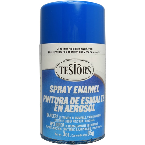 Testors Spray Enamel 3ozBright Blue