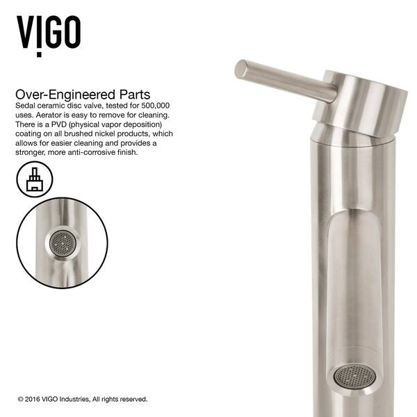 Shop Vigo Brown And Gold Glass Vessel Bathroom Sink And Dior