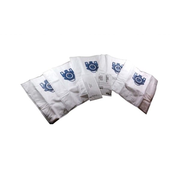 5pk Replacement GN Deluxe Cloth Bags & 2 Filters, Fits Miele, Compatible with Part 7189520