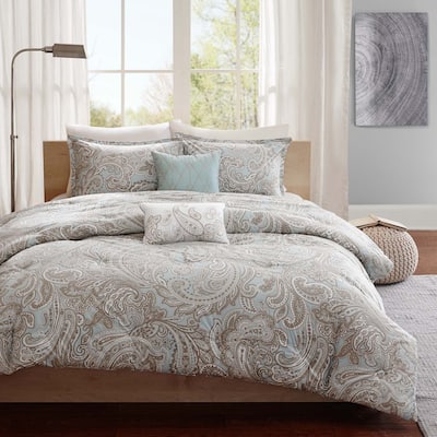 Madison Park Pure Ronan 5 Piece Cotton Comforter Set