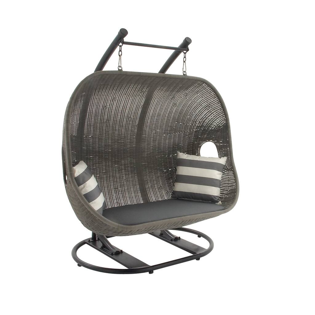 Metal Wicker Swing Chair