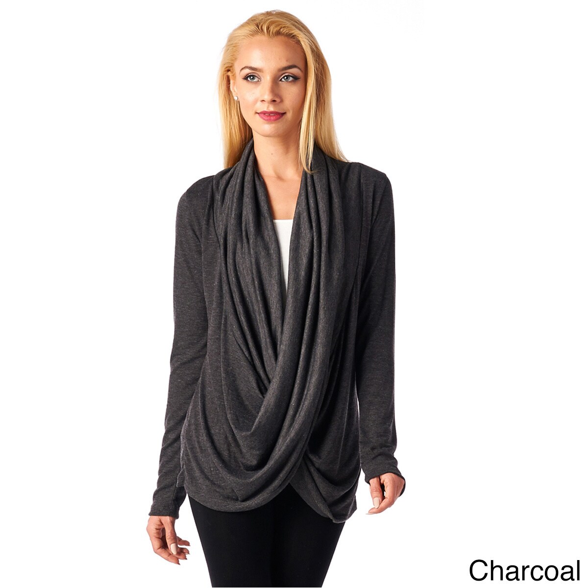 wrap style cardigan