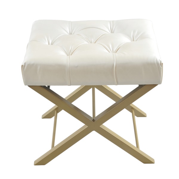 Shop Luxury Comfort Classic Creamy White Bonded Faux Leather Cross