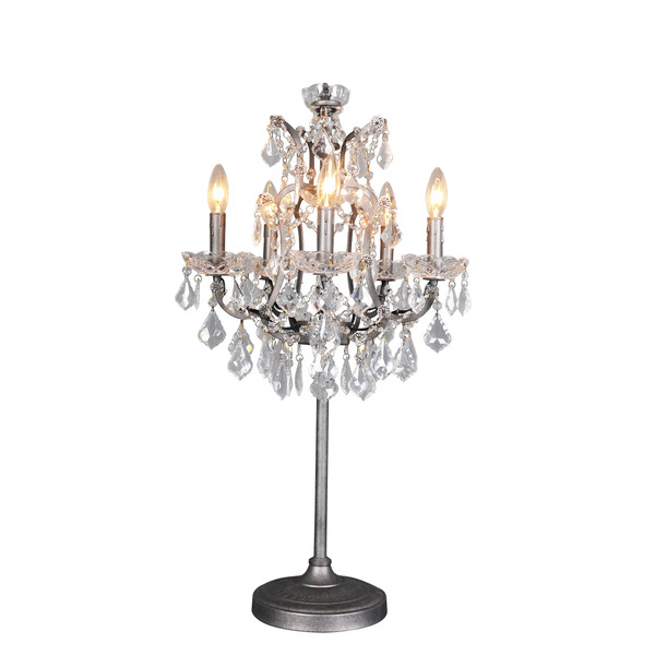 Aurelle Home Dory Crystal Table Lamp