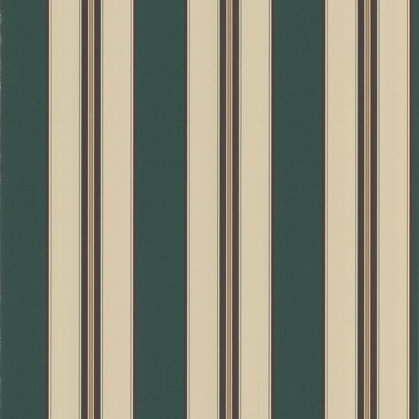 Dark Green Stripes Wallpaper Overstock