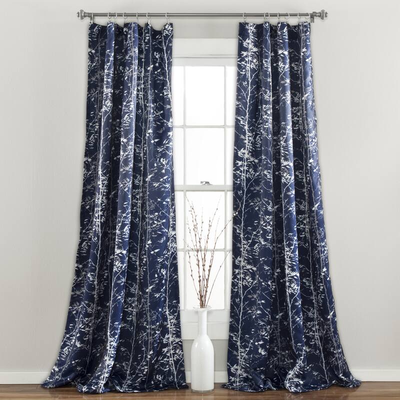 Lush Decor Forest Room Darkening Window Curtain Panel Pair