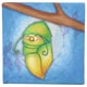 preview thumbnail 4 of 2, Growing Kids Caterpillar to Butterfly Canvas Wall Art - Triple Print Set