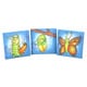 preview thumbnail 1 of 2, Growing Kids Caterpillar to Butterfly Canvas Wall Art - Triple Print Set