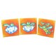 preview thumbnail 1 of 3, Growing Kids 'Sea Turtle Journey' Canvas Wall Art Triple Print Set - Orange