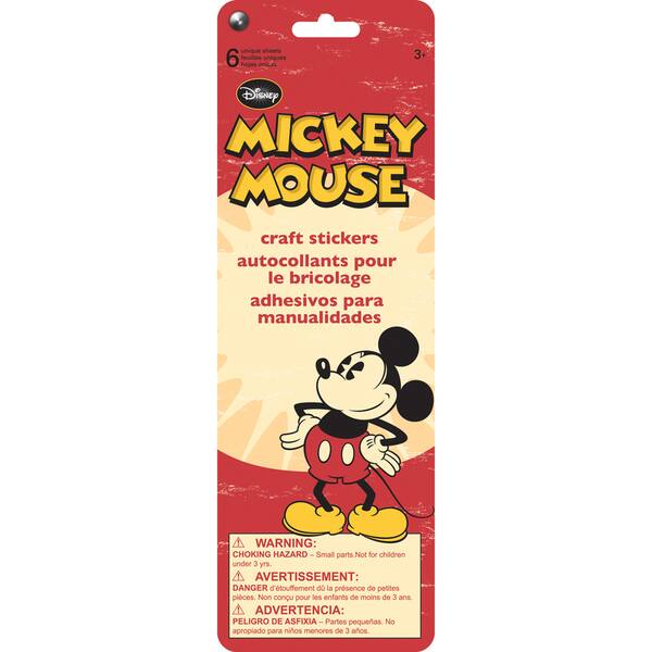 SandyLion Disney Stickers 6/PkgMickey - Bed Bath & Beyond - 10570458