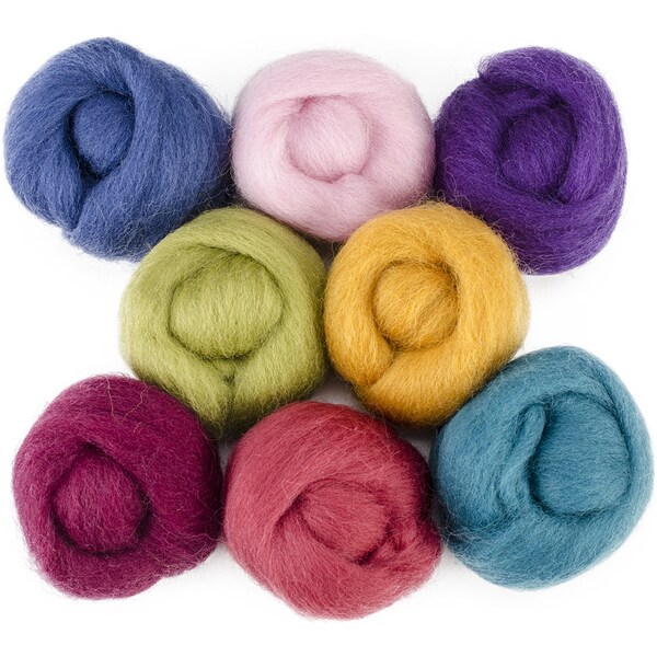 Shop Wool Roving 12in .25oz 8/PkgDesigner Free Shipping On Orders