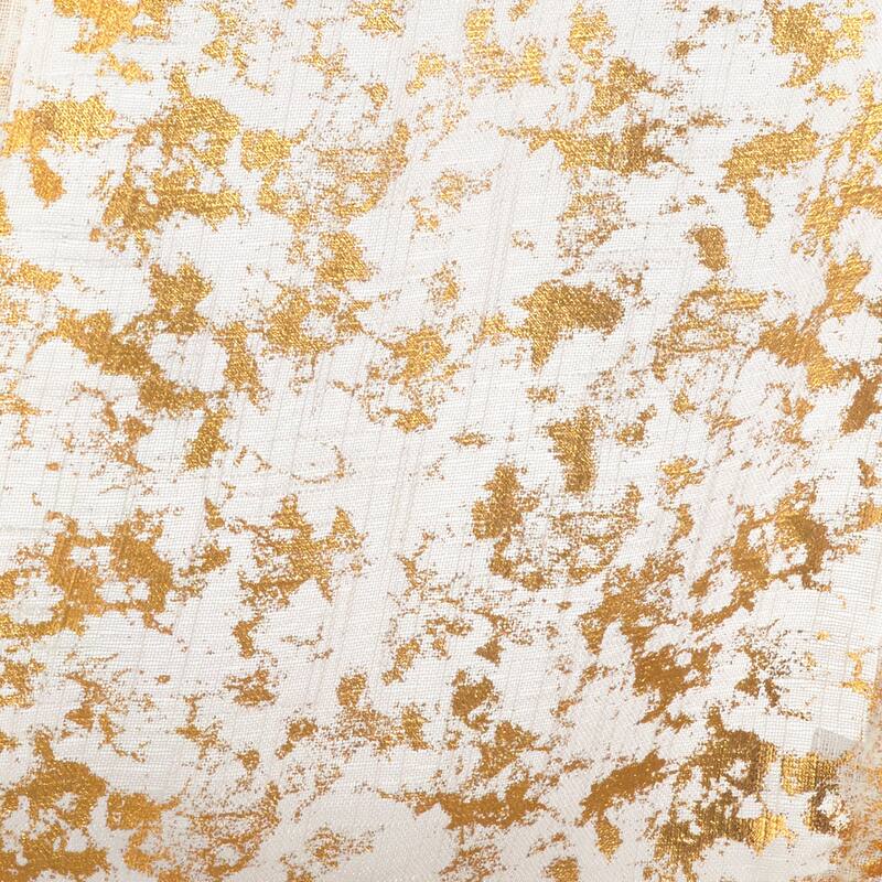 Abstract Brushed Foil Design Tablecloth - 52 x 52