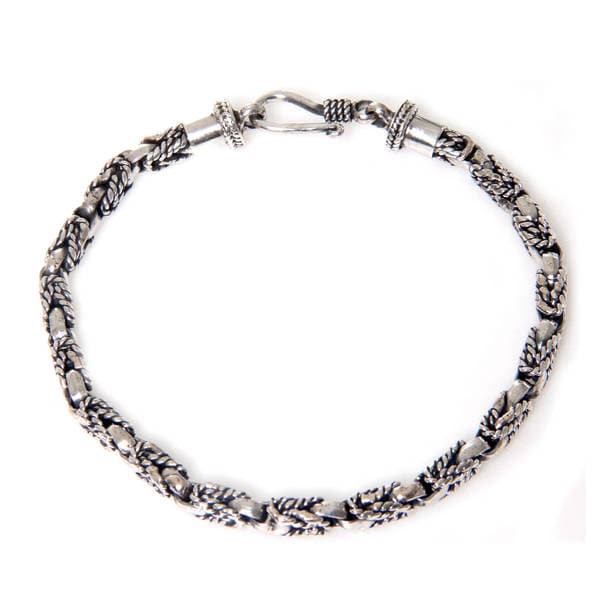 Handmade Sterling Silver 'Sinnet' Bracelet (Indonesia)