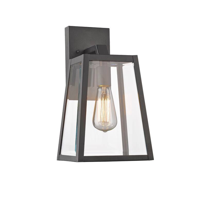 Chloe Lighting Transitional 1-light Black Outdoor Wall Lantern