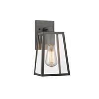 Chloe Transitional 1-light Black Outdoor Wall Lantern