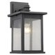 Chloe Transitional 1-light Black Outdoor Wall Lantern - Thumbnail 1
