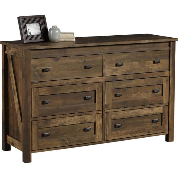 Shop Ameriwood Home Farmington 6 Drawer Dresser Overstock 10574191