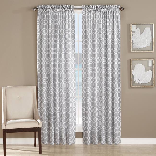 Tommy Bahama Catalina Trellis Window Panels in 2 colorways - 52 x 96