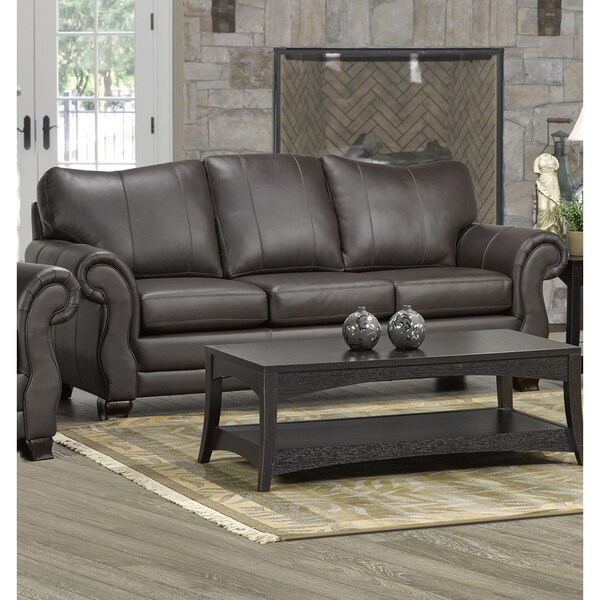 Madison Italian Leather Sofa