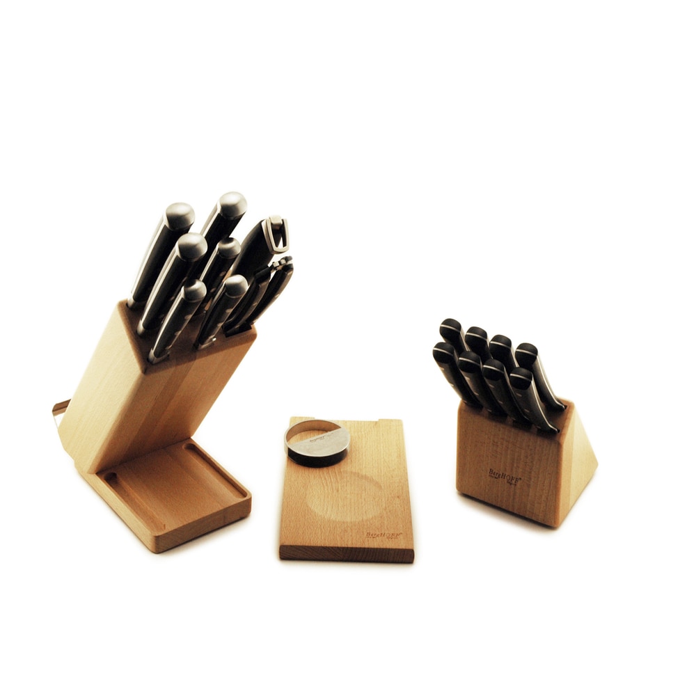 Silvercap 14-pc Knife Block Set - Black - On Sale - Bed Bath & Beyond -  18093784