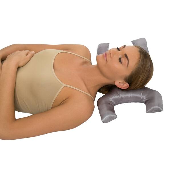 Shop Satin Mocha Anti Wrinkle Face Key Pillow Satin Mocha Free