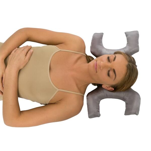 Shop Satin Mocha Anti Wrinkle Face Key Pillow Satin Mocha Free