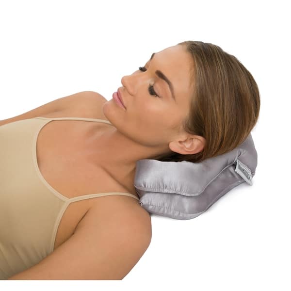Shop Satin Mocha Anti Wrinkle Face Key Pillow Satin Mocha Free
