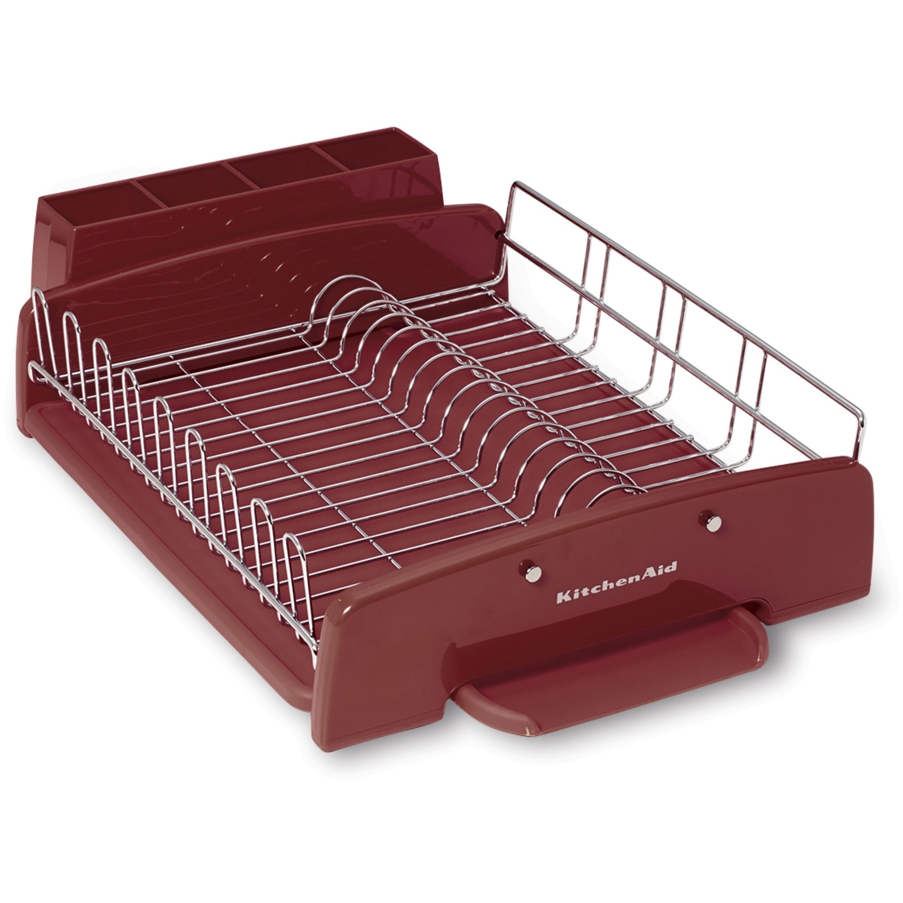 KitchenAid Classic 3-piece Red Dish Rack - Bed Bath & Beyond