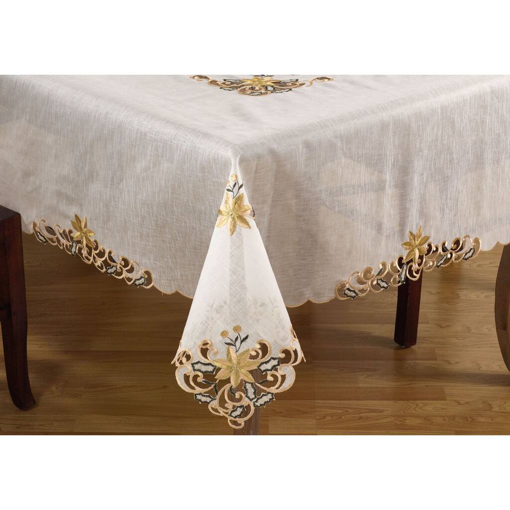 Embroidery & Cutwork Topper