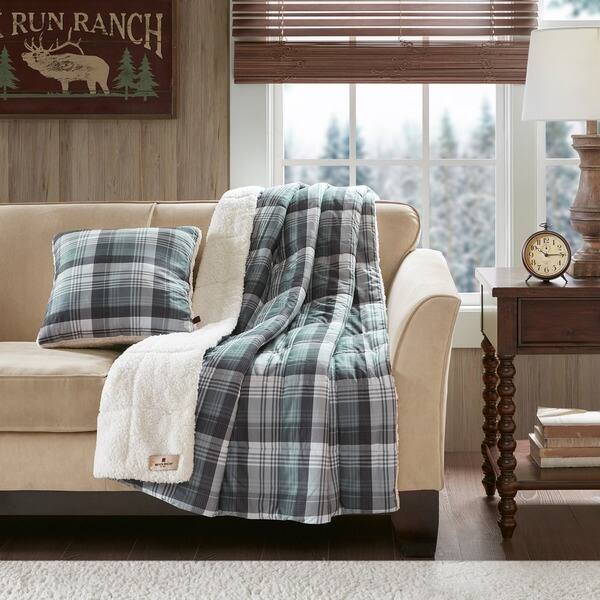 Cheers.US Chair Cushions for Dining Chairs, Square Plaid Design