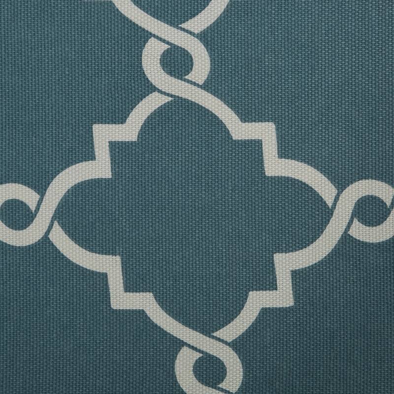 Madison Park Westmont Fretwork Print Grommet Window Valance - 50x18"