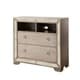 preview thumbnail 1 of 2, Furniture of America Gevi Modern 46-inch Silver Solid Wood Media Chest