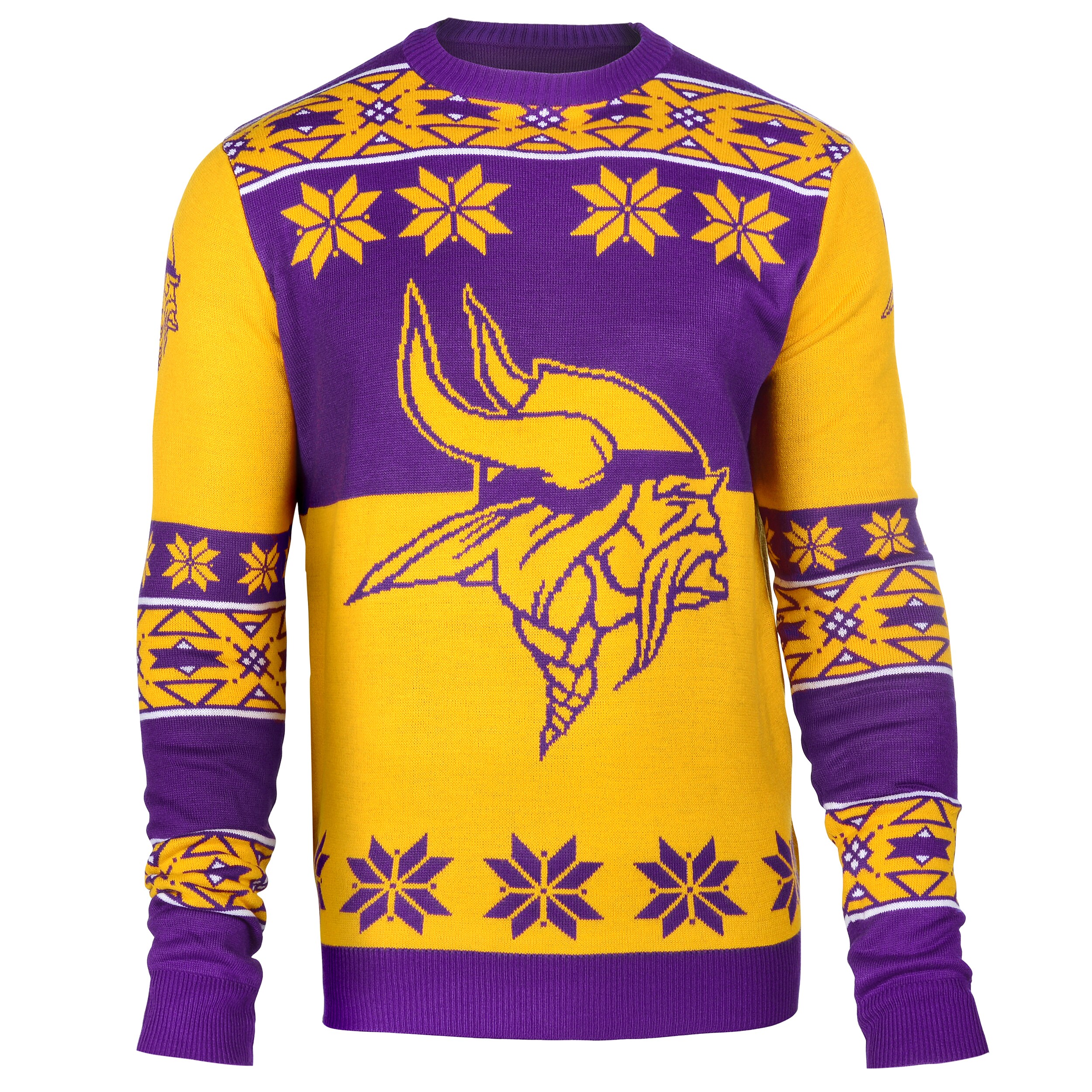 Minnesota Vikings Christmas Reindeers Pattern Ugly Sweater For Men Women -  Banantees