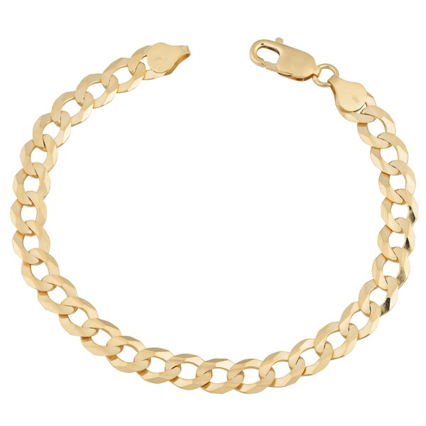 mens solid gold bracelets sale