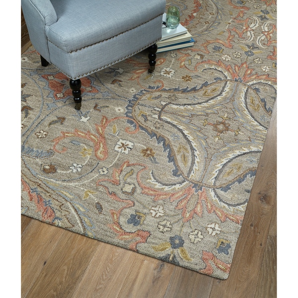 Christopher Taupe Classique Hand-Tufted Rug - 10' x 14'