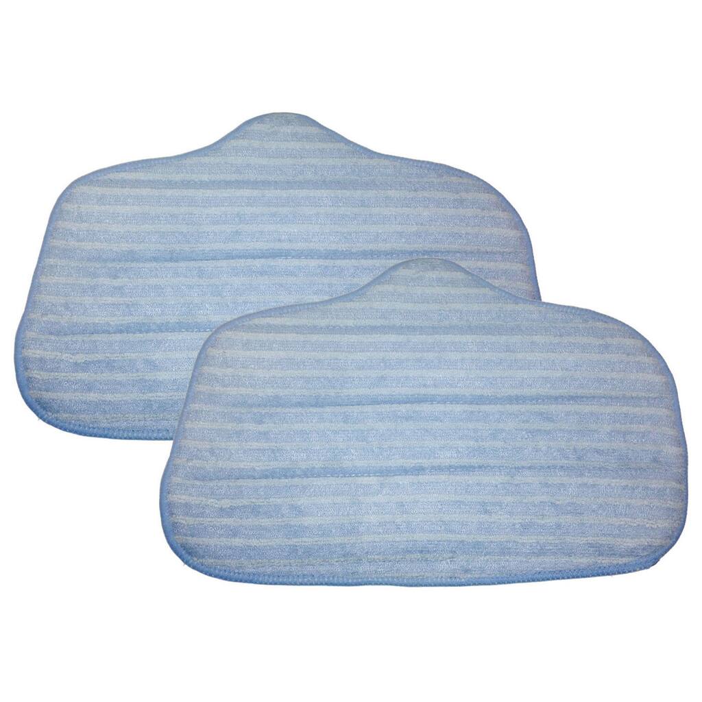2 Steamfast Washable Microfiber Mop Pads Part A275-020 - Blue