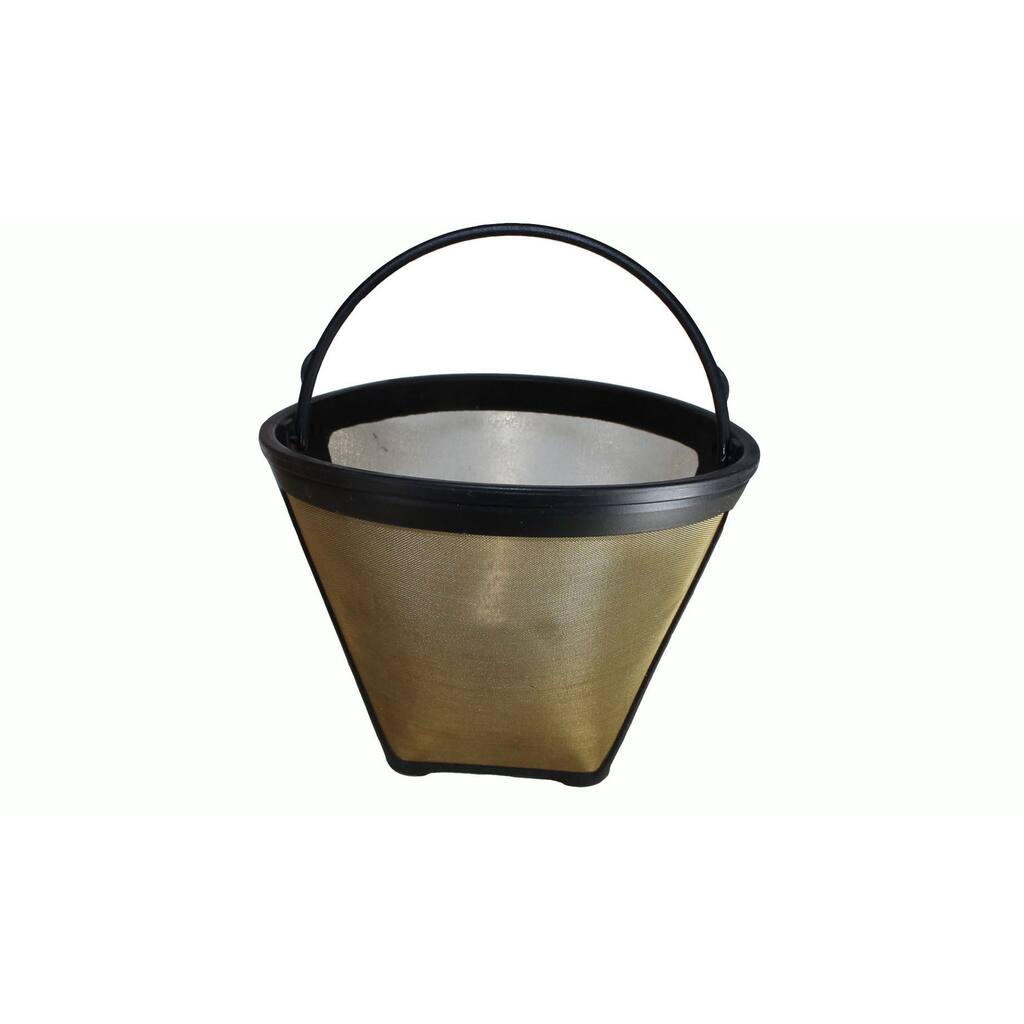 Replacement Gold Tone Coffee Filter, Fits Cuisinart, Washable & Reusable