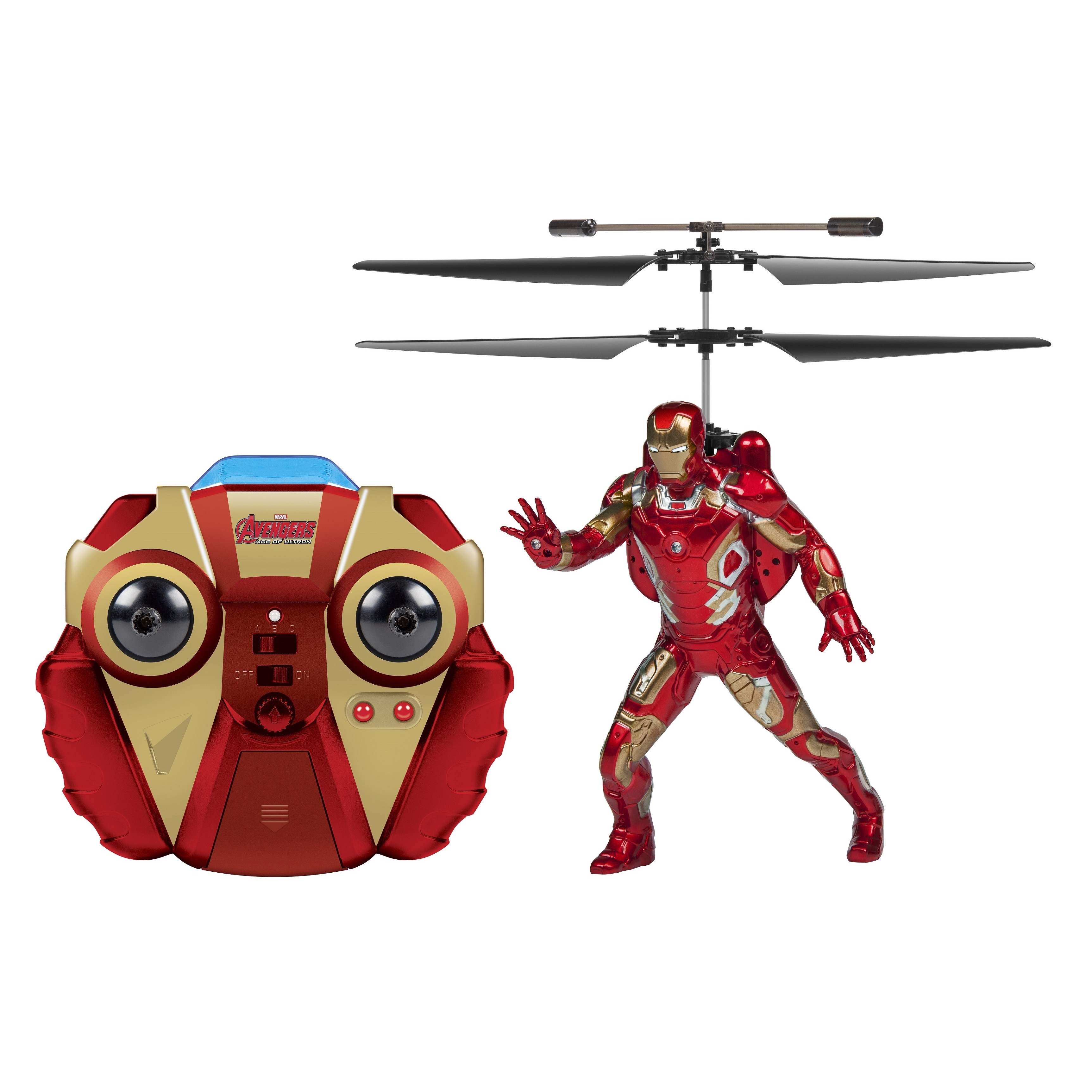 world tech toys marvel iron man 2ch ir helicopter