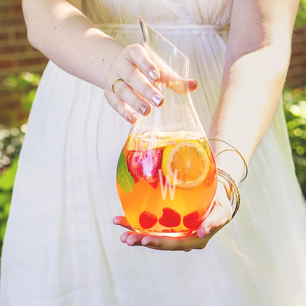 Personalized 30 oz. Contemporary Beverage Decanter - 30 oz