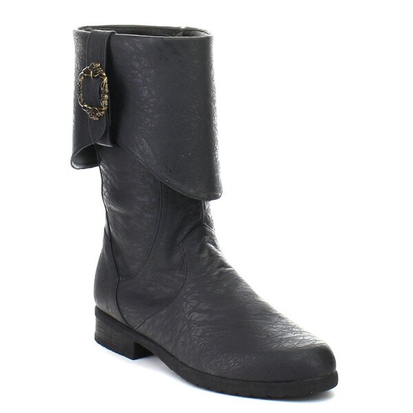 men's flat heel boots