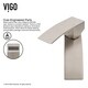 preview thumbnail 10 of 11, VIGO Giovanni 17"L x 17"W Glass Vessel Sink and Duris 12"H Faucet Set