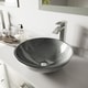 preview thumbnail 1 of 11, VIGO Giovanni 17"L x 17"W Glass Vessel Sink and Duris 12"H Faucet Set