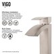 preview thumbnail 8 of 11, VIGO Giovanni 17"L x 17"W Glass Vessel Sink and Duris 12"H Faucet Set