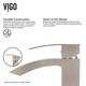 preview thumbnail 9 of 11, VIGO Giovanni 17"L x 17"W Glass Vessel Sink and Duris 12"H Faucet Set