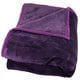 preview thumbnail 21 of 19, Windsor Home Solid Soft Heavy Thick Plush Mink Blanket - 8 pounds Purple