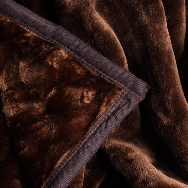 Windsor Home Solid Soft Heavy Thick Weighted Plush Mink Blanket 8 Pounds Overstock 10577776